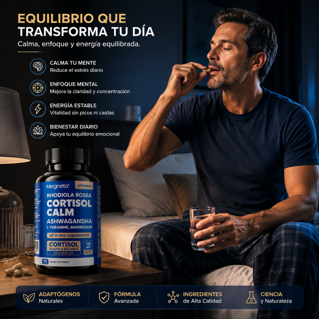 CORTISOL CALM con Rhodiola Rosea