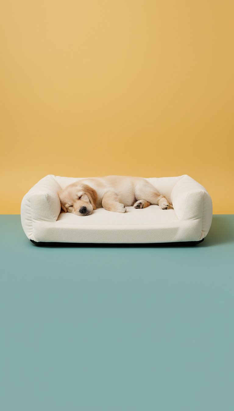 Cama tapizada con espuma viscoelástica