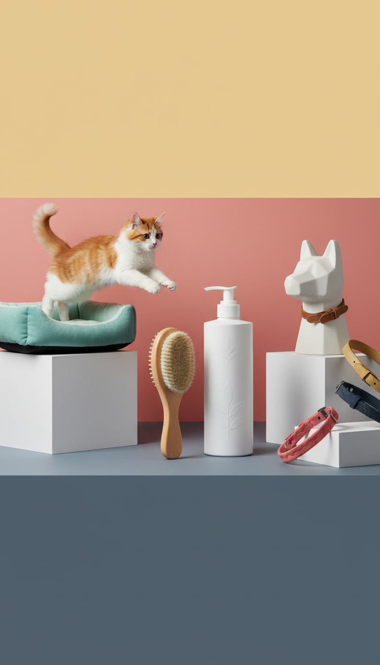 Kit de cuidado con cepillo y champú orgánico